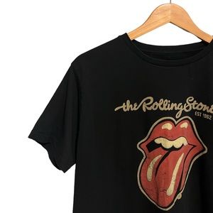 The Rolling Stones Graphic Tee Black Size Large